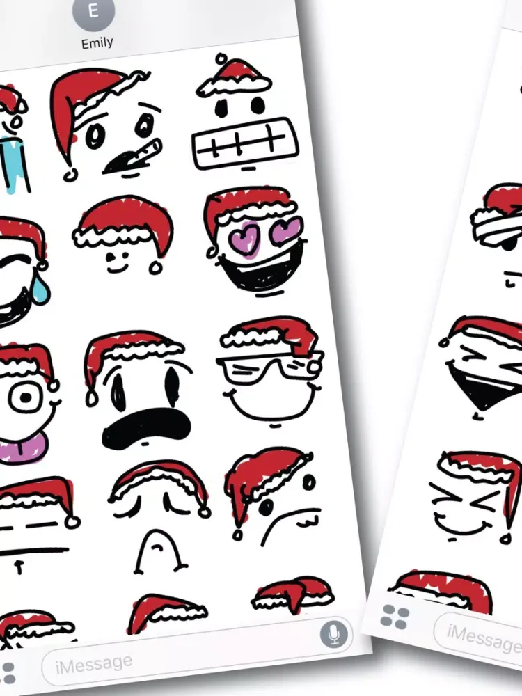 Zrzuty ekranu Simple Christmas Emoji iPad 