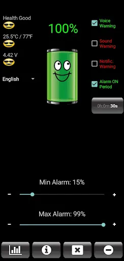 صور Battery Alarm PRO
