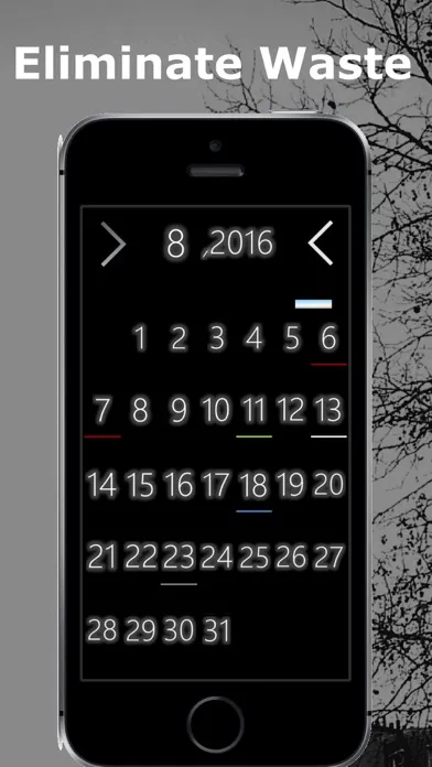 Calendar app *DeepBlack Screenshots