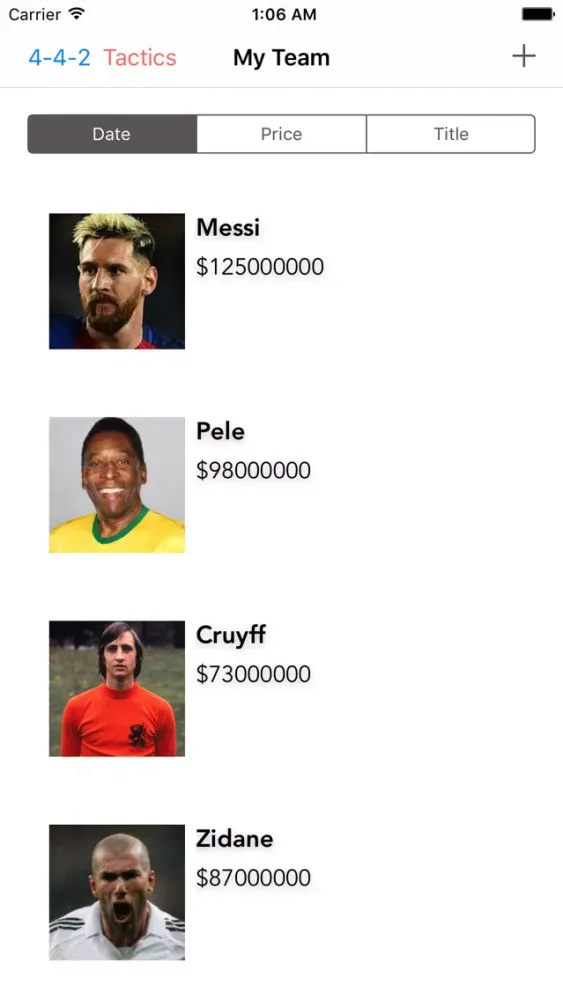 Capturas de tela do Dream Team - Football