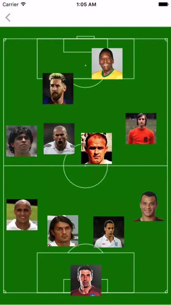 Capturas de tela do Dream Team - Football