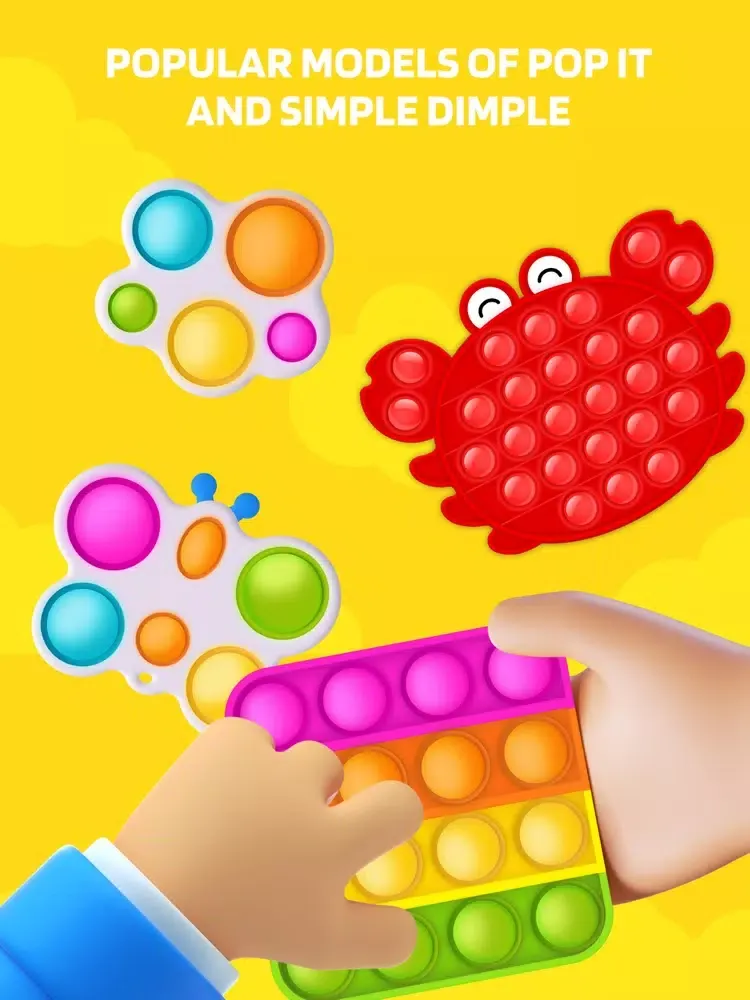 Pop It ASMR Fidget Games 3D iPad  Ekran Görüntüleri