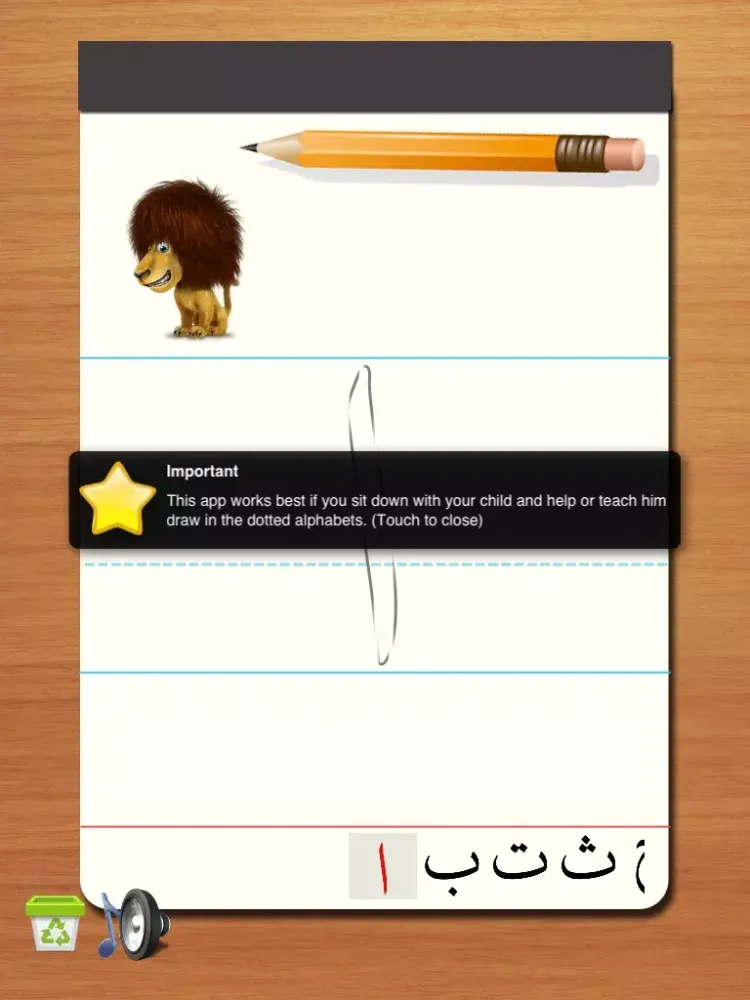Tangkapan layar Arabic Alphabet Phonics - Tracing For Preschool Kids iPad 