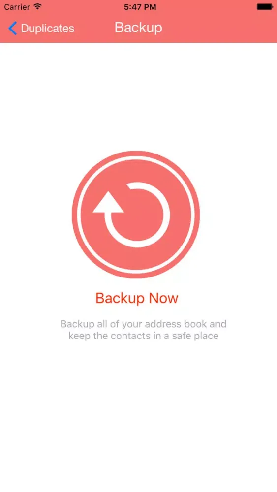 Zrzuty ekranu Contacts Cleaner - Delete & Merge & Backup Master Duplicate Contacts