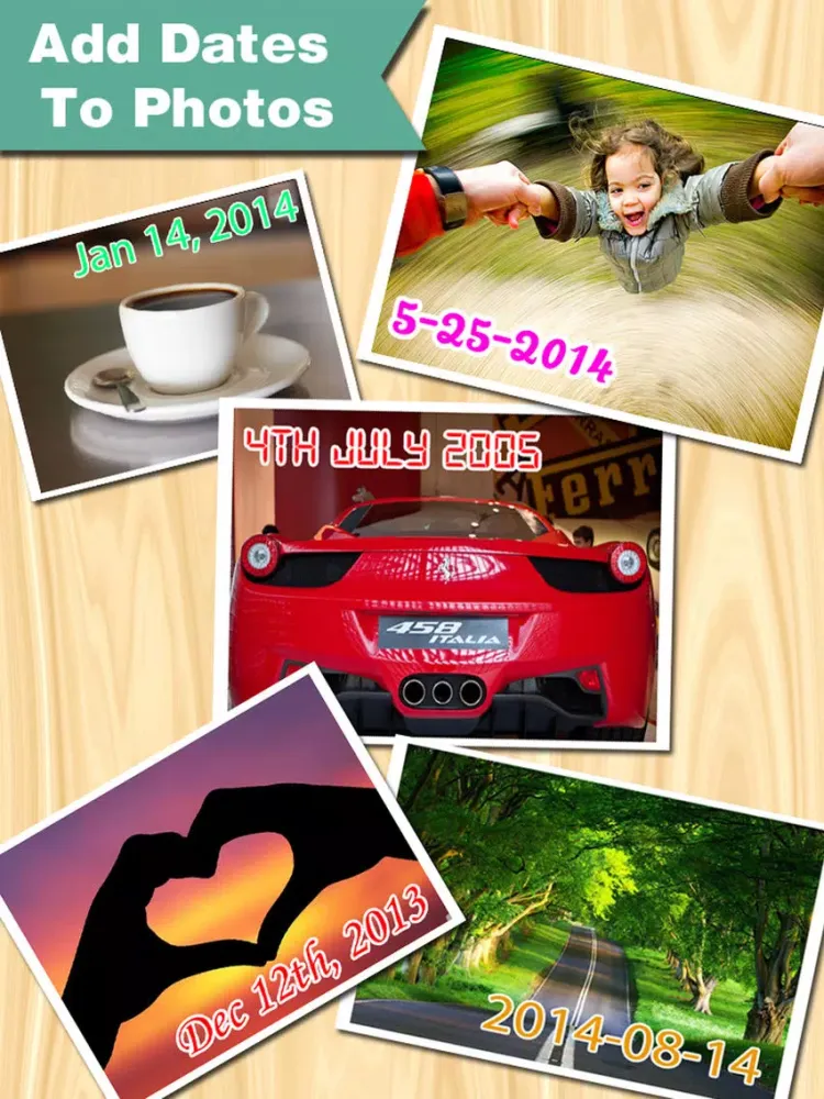 Photo Date & Photo Time Stamp Cam - Add Date & Timestamp to One or All Photos iPad 應用截圖