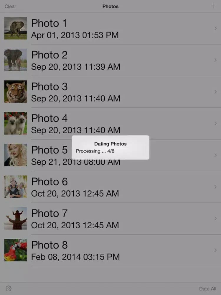 Photo Date & Photo Time Stamp Cam - Add Date & Timestamp to One or All Photos iPad 應用截圖