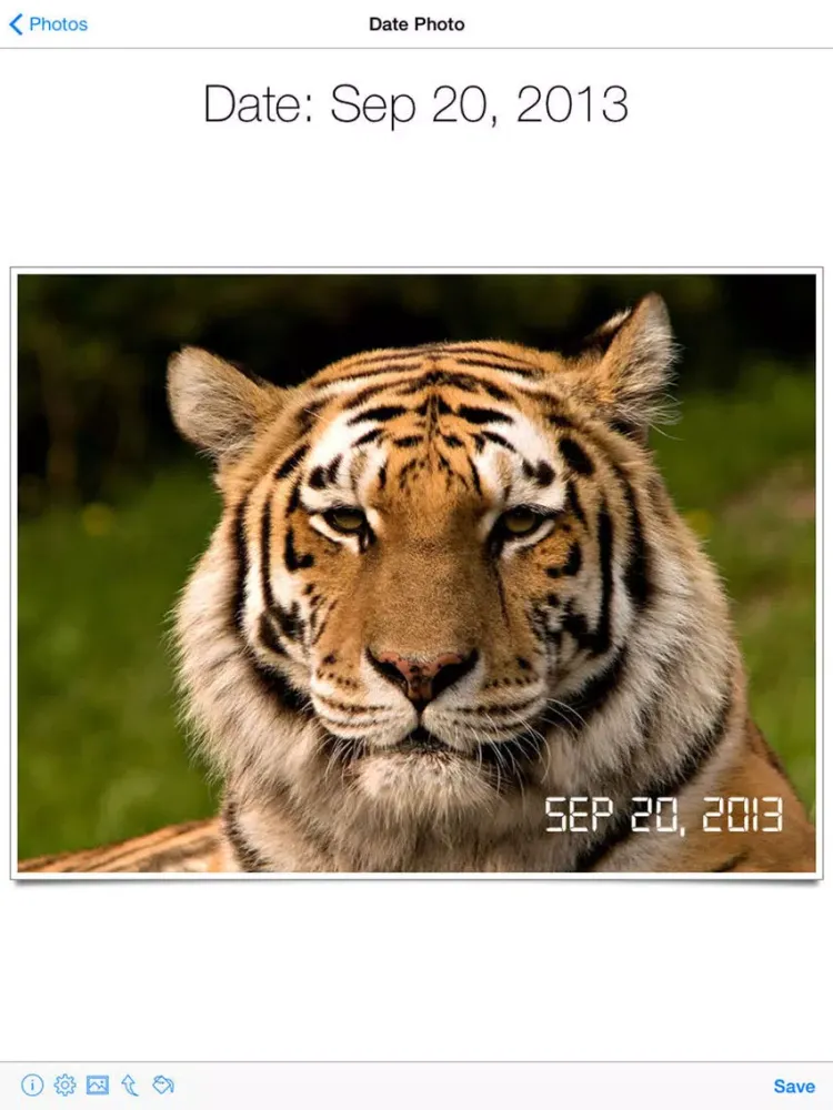 Photo Date & Photo Time Stamp Cam - Add Date & Timestamp to One or All Photos iPad 應用截圖
