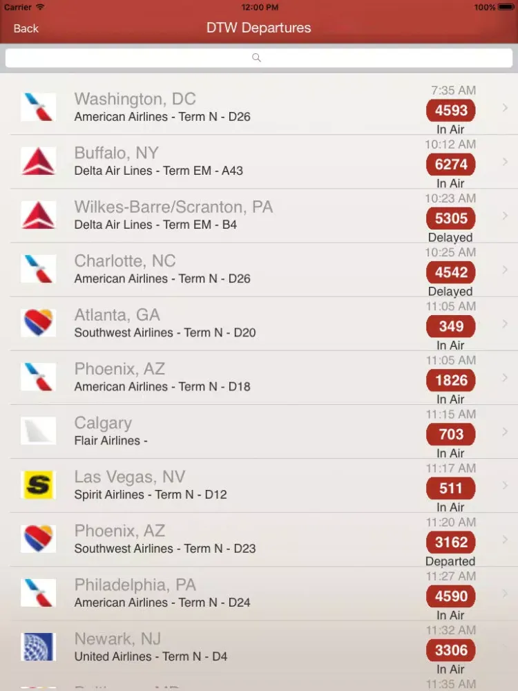 Flighty - Live Flight Arrival & Departure Status & Times iPad  Screenshots