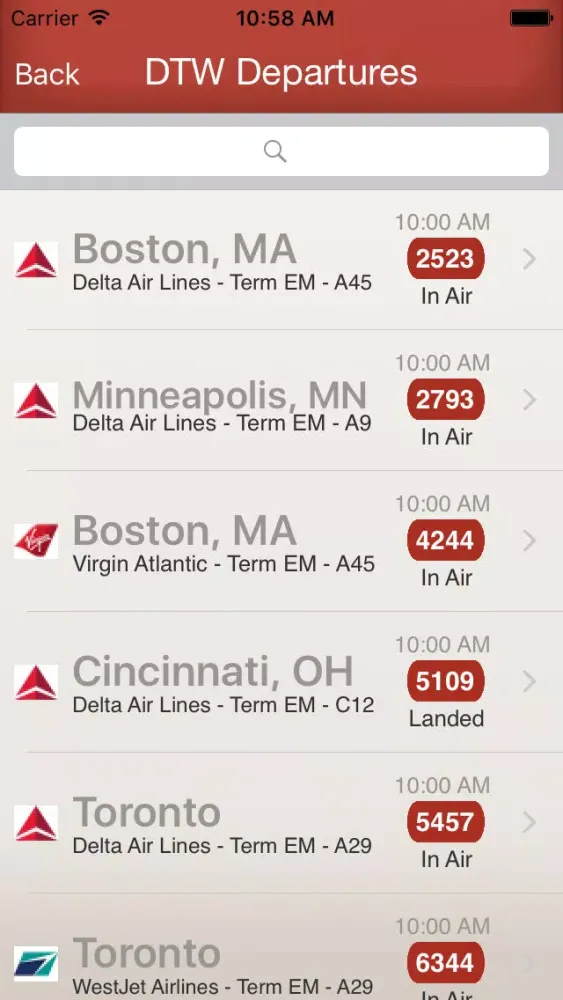 Flighty - Live Flight Arrival & Departure Status & Times Screenshots