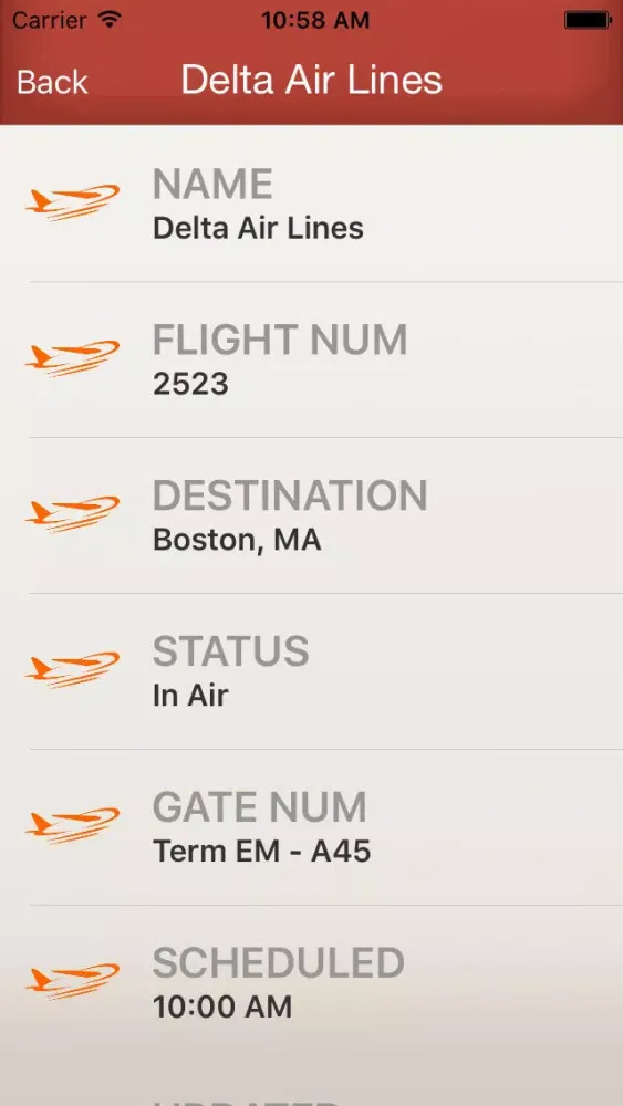 Flighty - Live Flight Arrival & Departure Status & Times Screenshots