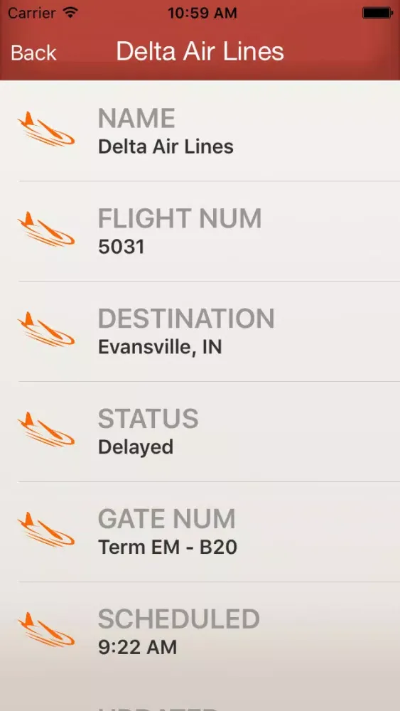 Flighty - Live Flight Arrival & Departure Status & Times Screenshots