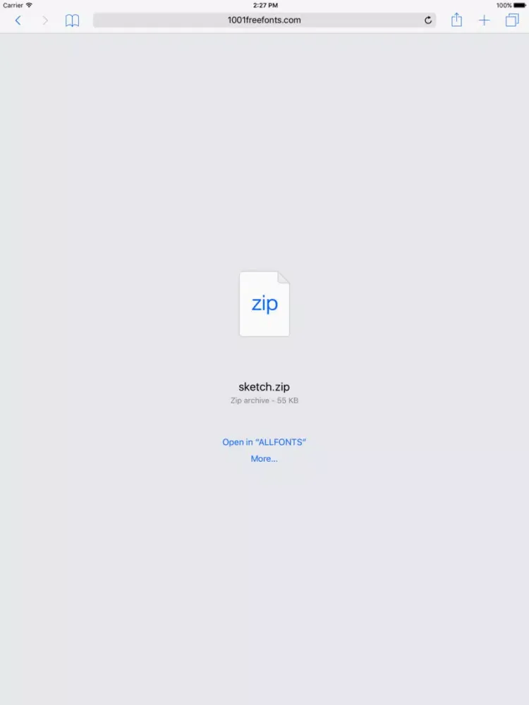 ALLFONTS - Install Any & All New Custom Fonts iPad 应用截图