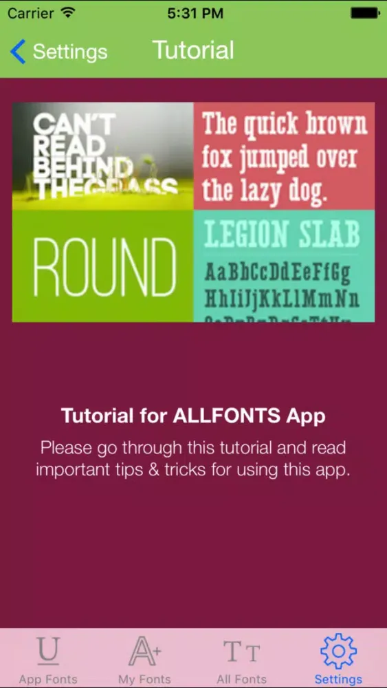 ALLFONTS - Install Any & All New Custom Fonts应用截图