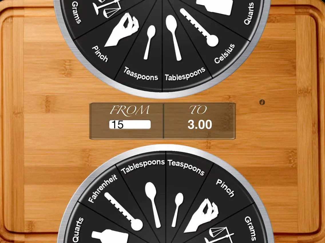 ภาพหน้าจอของ Kitchen Dial - Handy Conversions Units iPad 