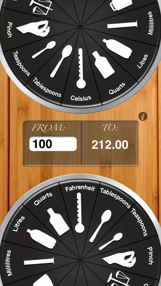 ภาพหน้าจอของ Kitchen Dial - Handy Conversions Units