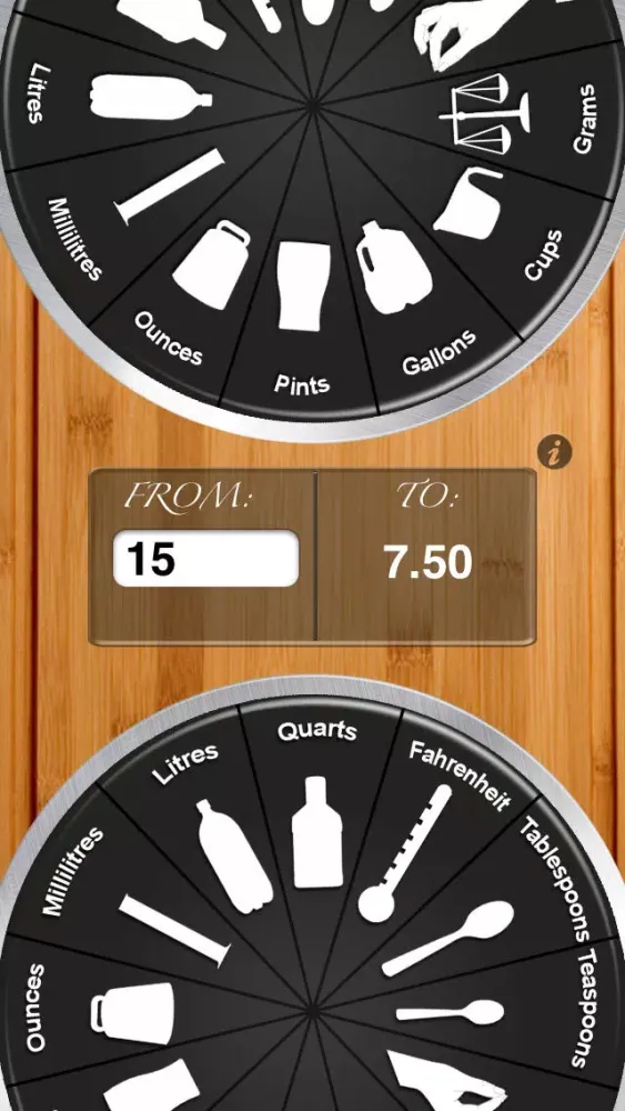ภาพหน้าจอของ Kitchen Dial - Handy Conversions Units