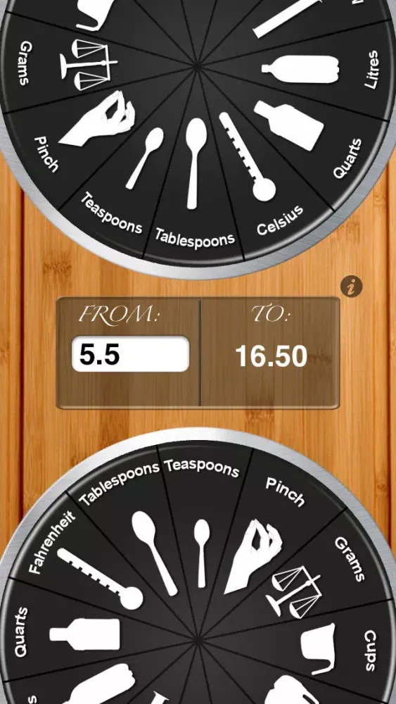 ภาพหน้าจอของ Kitchen Dial - Handy Conversions Units
