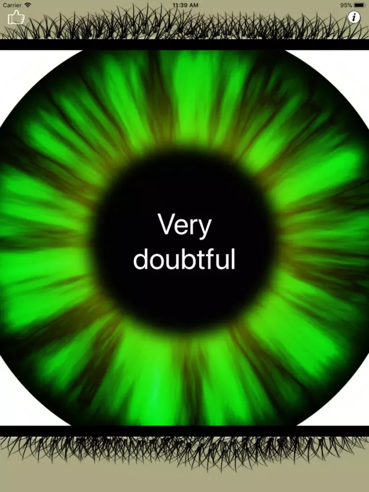 Zrzuty ekranu Mystical Eyeball Answers All iPad 