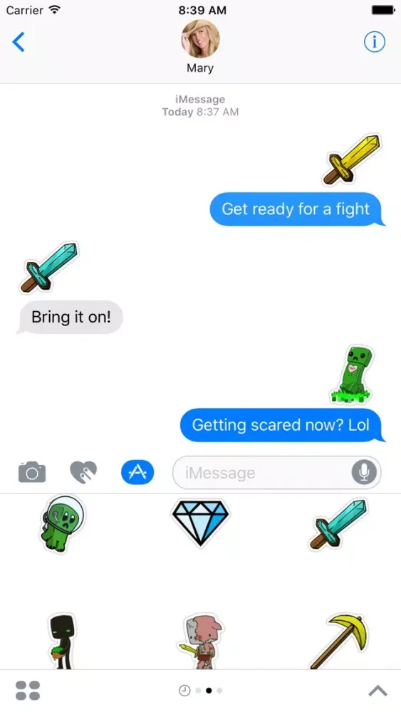 Craft Stickers for Minecraft Fans应用截图