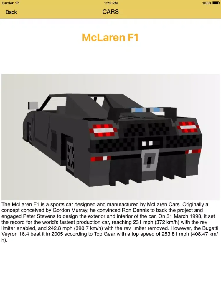 Cars Mod for Minecraft PC Ferrari Edition + Vehicles & Racing Car Driver Skins iPad  স্ক্রিনশট