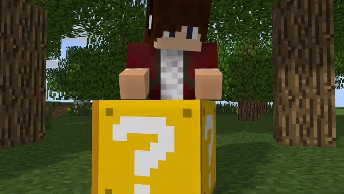 Screenshot di Lucky Block Mod for Minecraft with Multiplayer Servers, Maps, Seeds & Mods