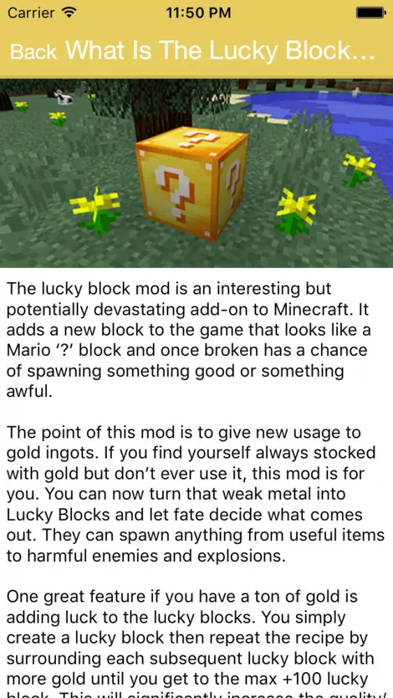 Screenshot di Lucky Block Mod for Minecraft with Multiplayer Servers, Maps, Seeds & Mods
