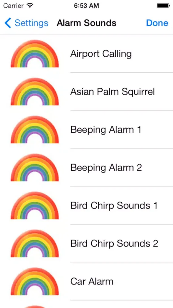 Nightstand Alarm Clock With Natural Pics & Sounds Screenshots