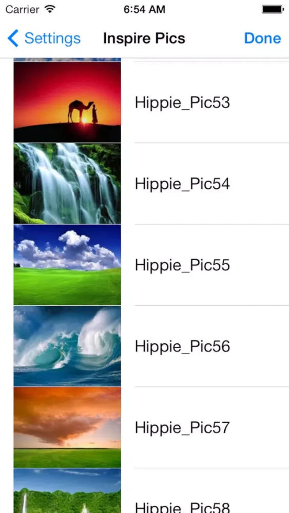 Nightstand Alarm Clock With Natural Pics & Sounds Screenshots