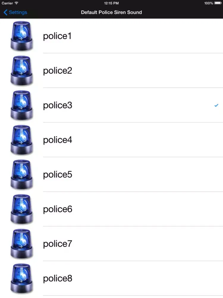 Police! Multiple Police Sirens iPad 应用截图