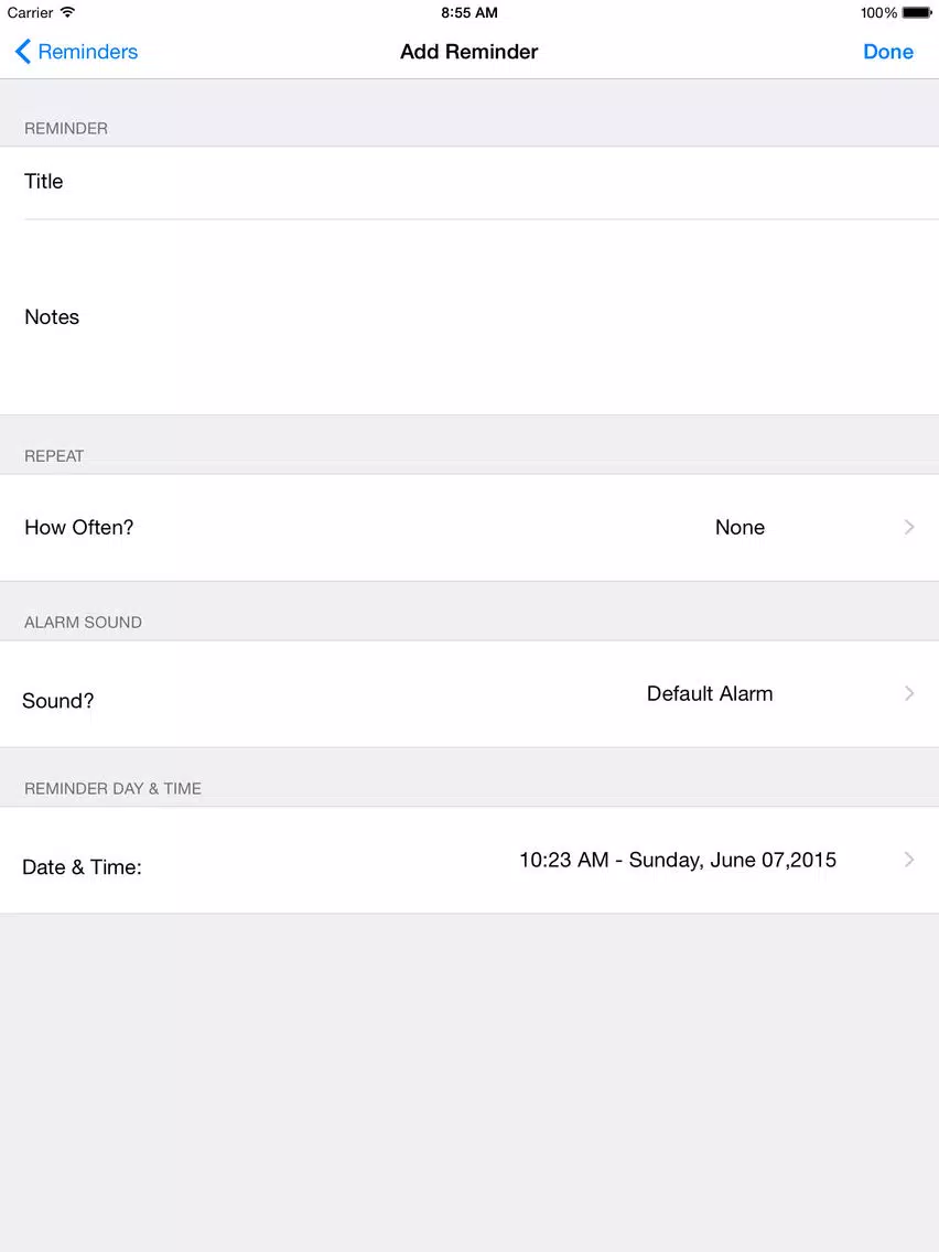 Reminder Plus To-Do List - Tasks for iPhone, iPad, iPod & Watch iPad 应用截图