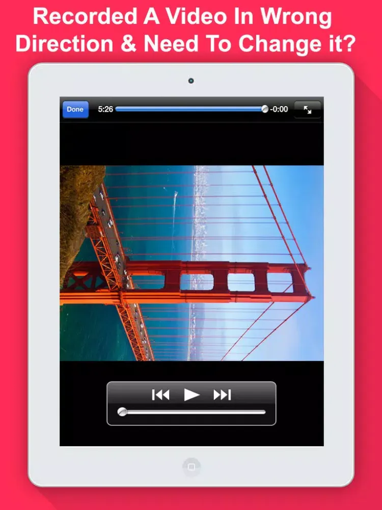 Video Rotate & Flip HD iPad  スクリーンショット