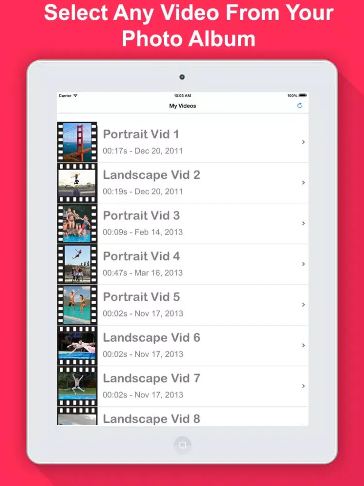 Video Rotate & Flip HD iPad  スクリーンショット