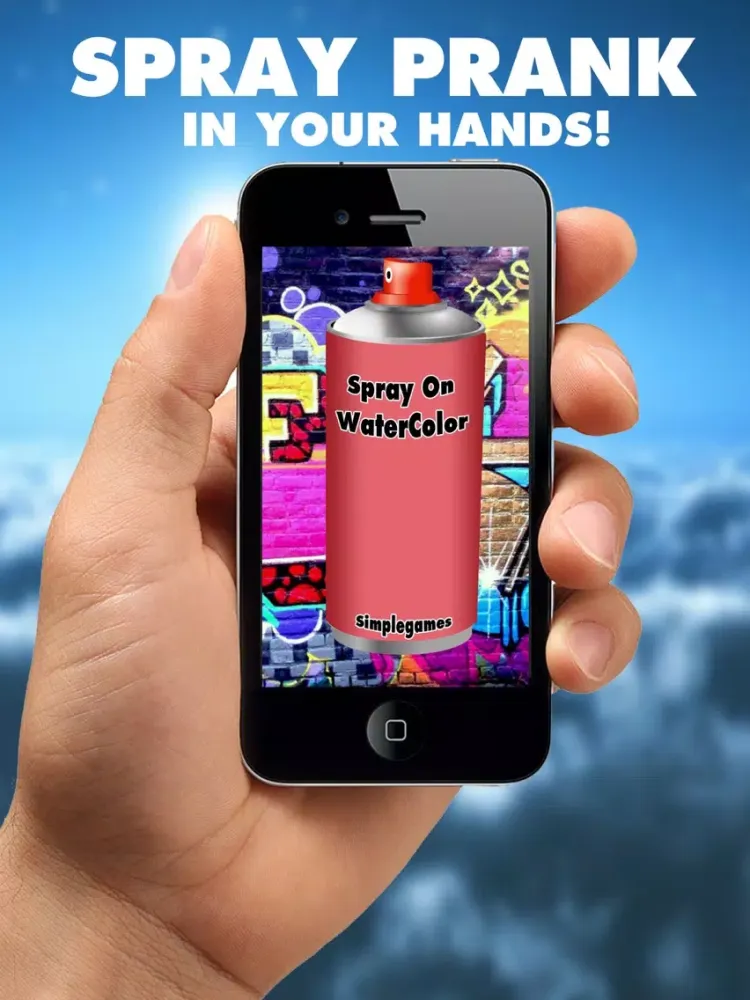 Spray Can Prank - Spoof Paint Sounds & Vibrations iPad 应用截图