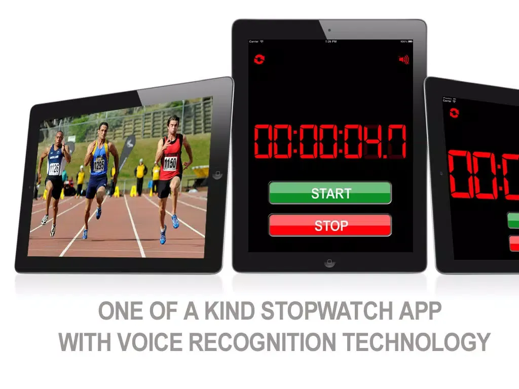 Capturas de pantalla de Big Stopwatch & Speak HD iPad 