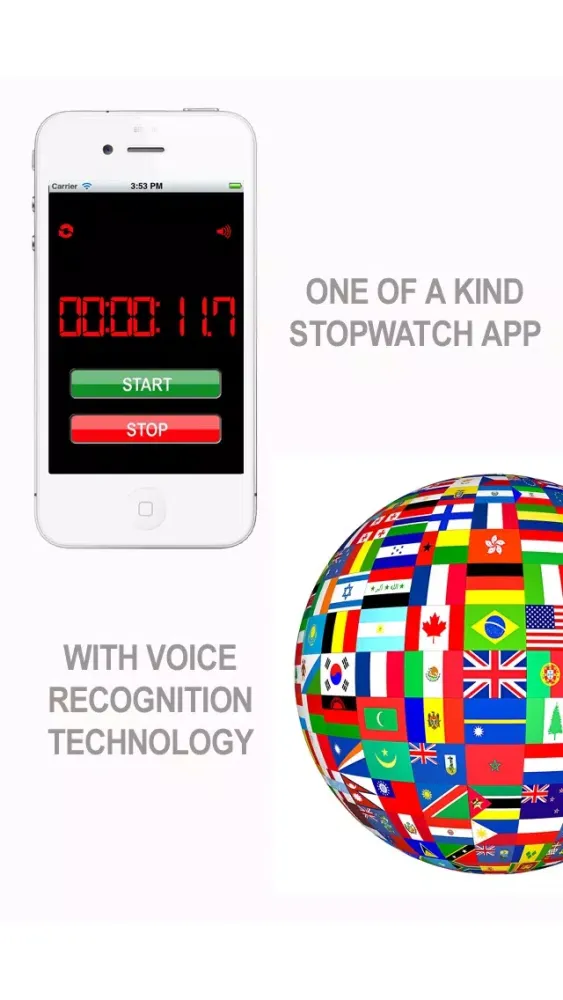 Capturas de pantalla de Big Stopwatch & Speak HD