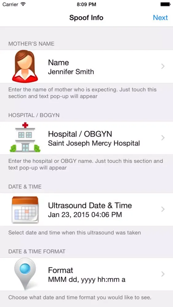 Zrzuty ekranu Ultrasound Spoof Free +