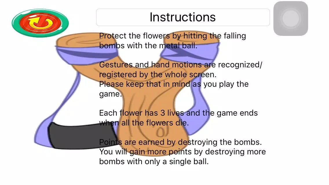 Скриншоты Flower Defence - Protection Against Falling Bombs
