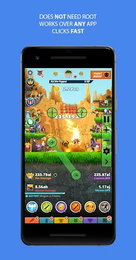 Tangkapan skrin QuickTouch - Automatic Clicker