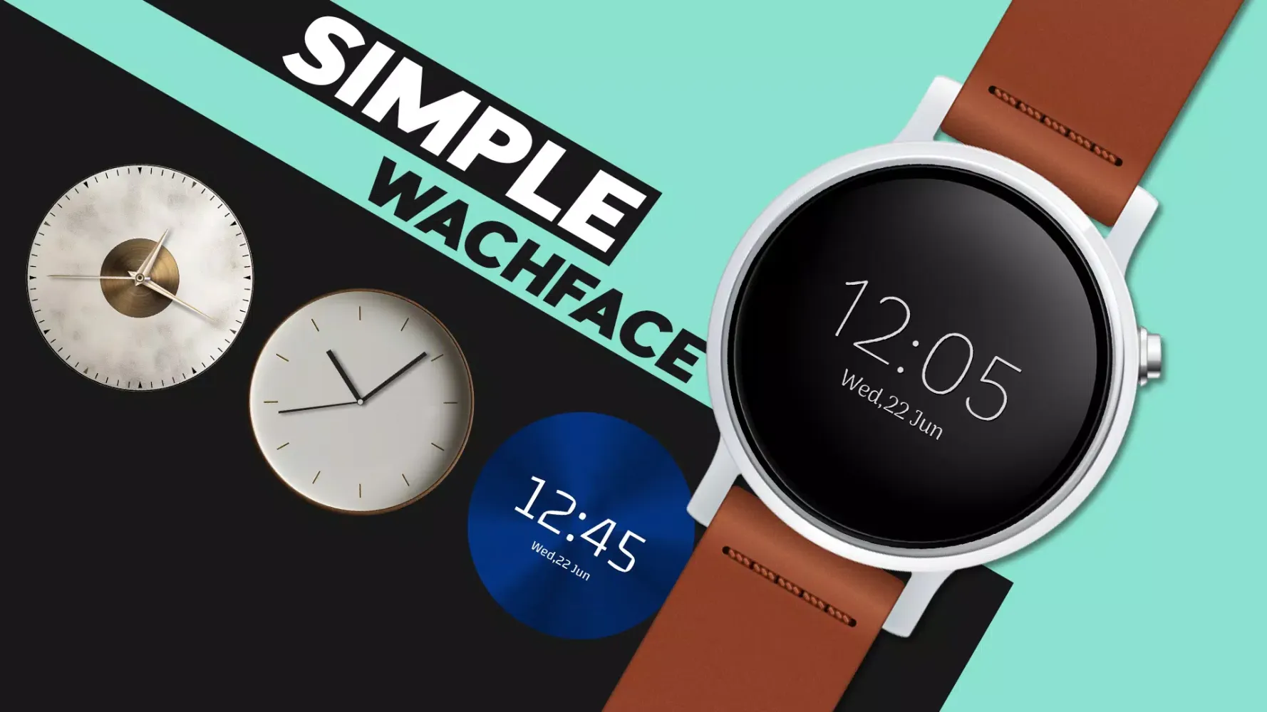 Ảnh chụp màn hình của Simple & Sober Watch Faces