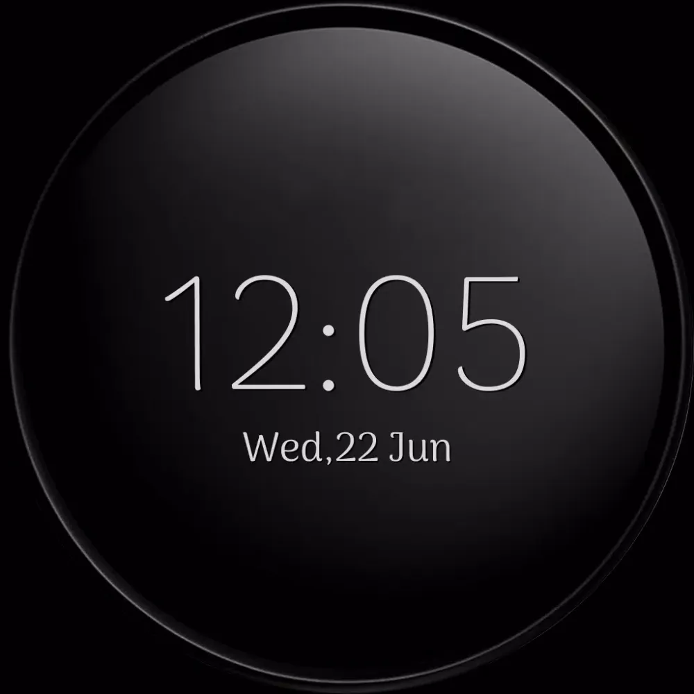 Ảnh chụp màn hình của Simple & Sober Watch Faces