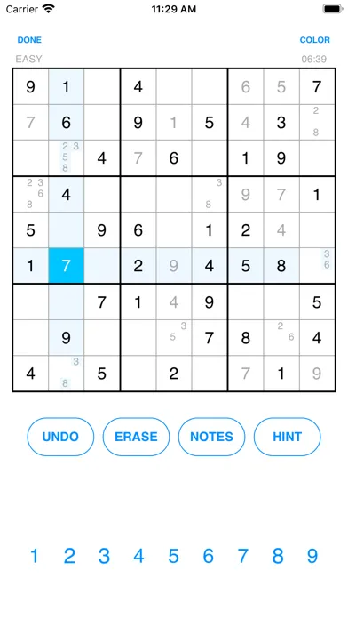 Simple Sudoku Game应用截图
