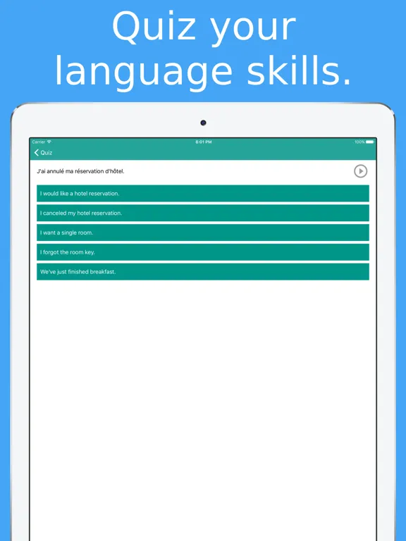Simply Learn French : Travel Phrasebook For France iPad  Ekran Görüntüleri