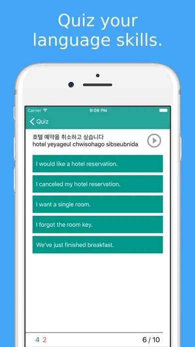 Screenshot di Simply Learn to Speak Korean