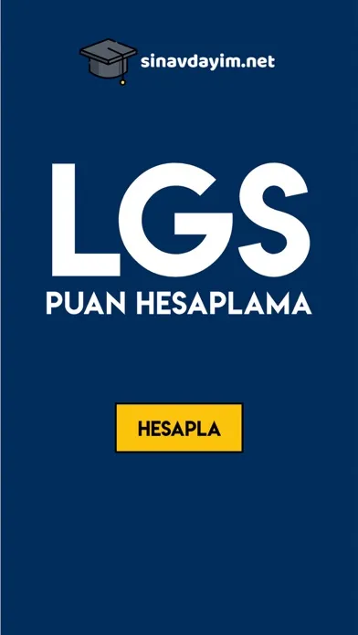 Capturas de pantalla de LGS Puan Hesaplama