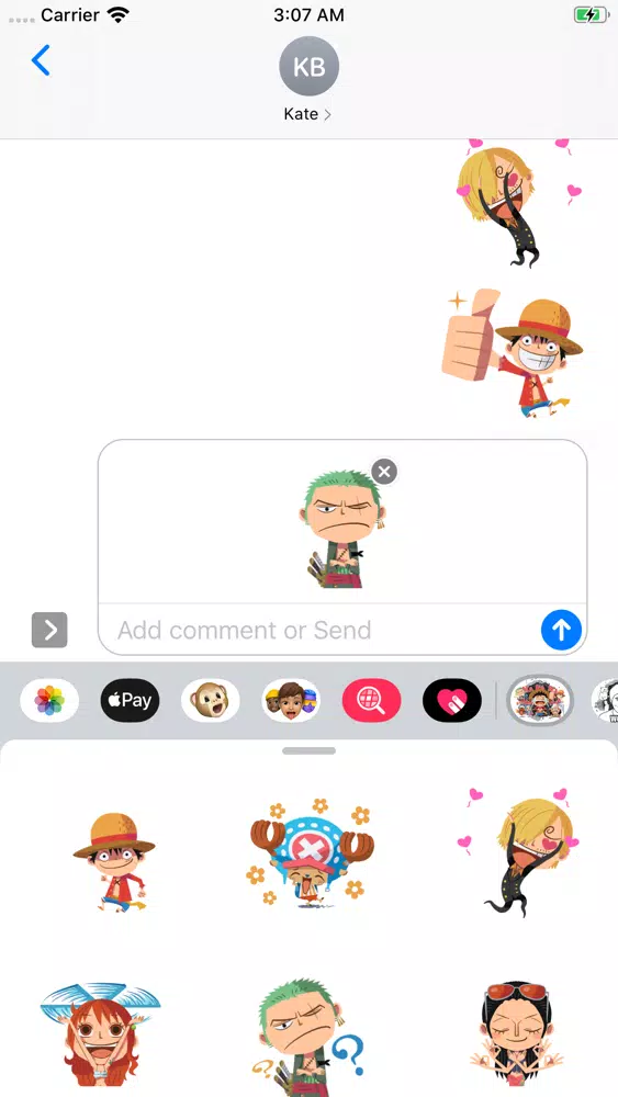 Animated 1 Peice Stickers স্ক্রিনশট