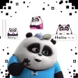 Animated Stickers Panda 3D Animated Stickers Panda 3D