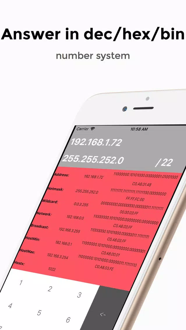 Tangkapan skrin IP Calculator professional
