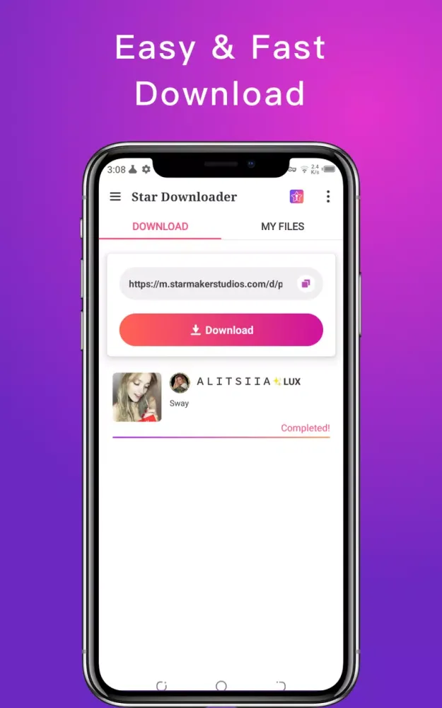ภาพหน้าจอของ Sing Downloader for StarMaker