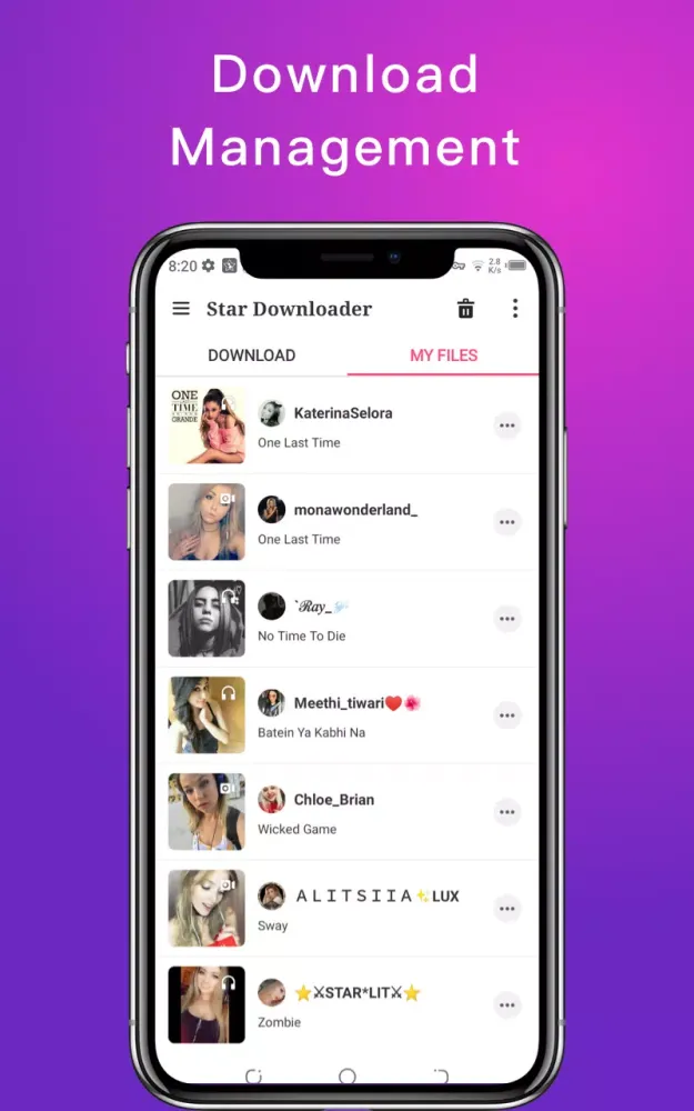 ภาพหน้าจอของ Sing Downloader for StarMaker