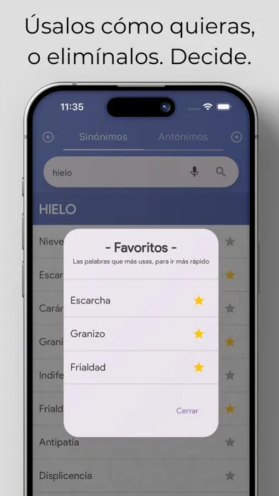 Sinónimos y Antónimos Offline应用截图